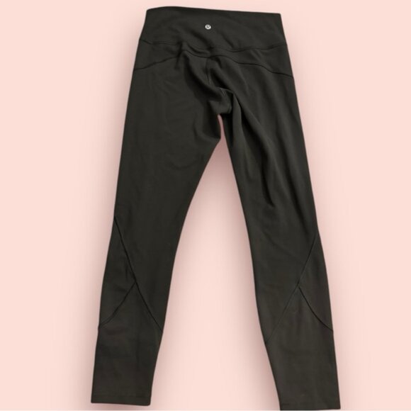 Lululemon In Movement 7/8 Tight *Everlux 25" Dark Olive leggings size 8 - Picture 6 of 8